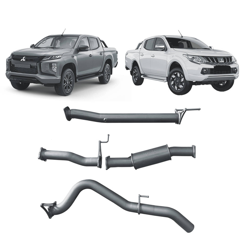 Redback Extreme Duty Exhaust 3in DPF Back (No Cat With Resonator) MTX32800-PR