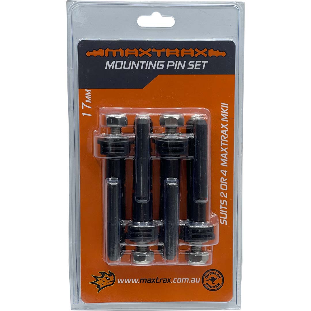 Maxtrax Mounting Pin Set - Mkii (17Mm) MTXMPS17