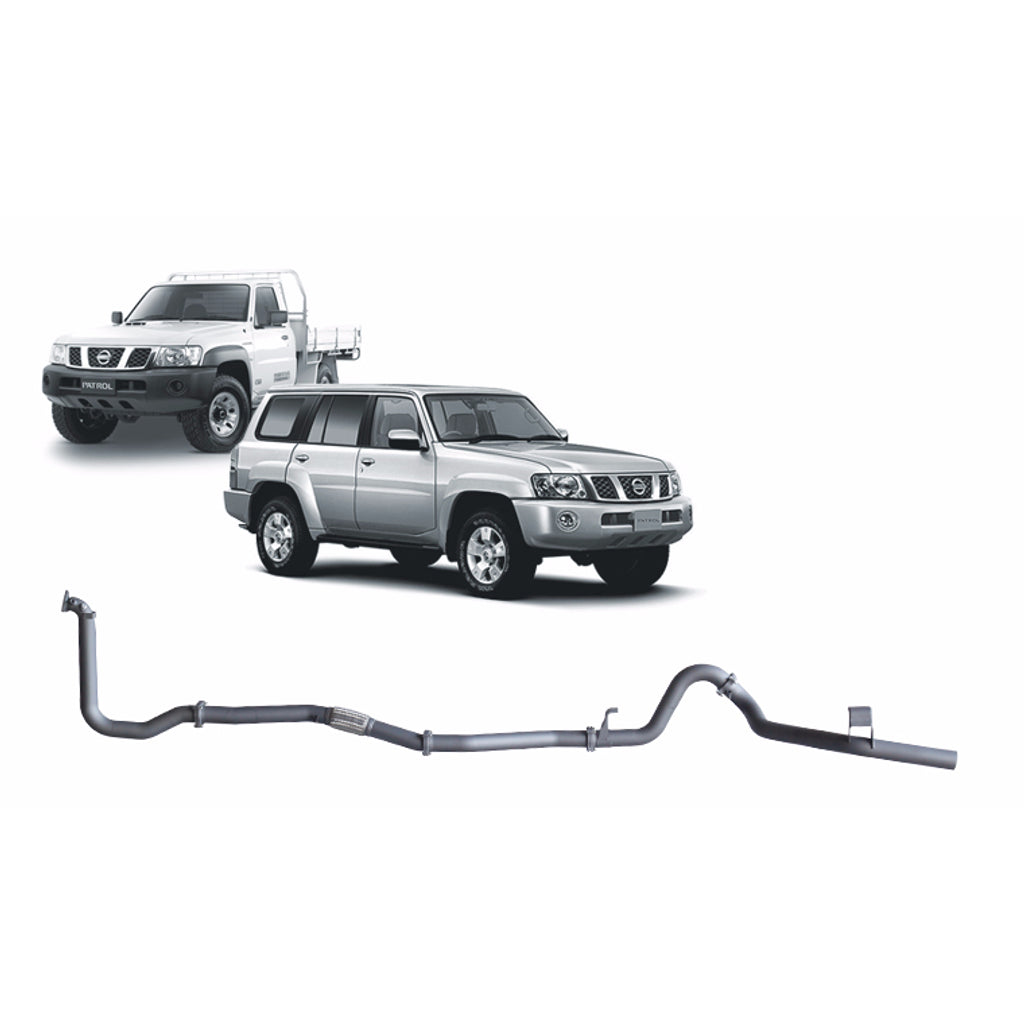 Redback Extreme Duty Exhaust 3in Turbo Back (No Cat & No Muffler/Pipe Only) NPX51200-PO