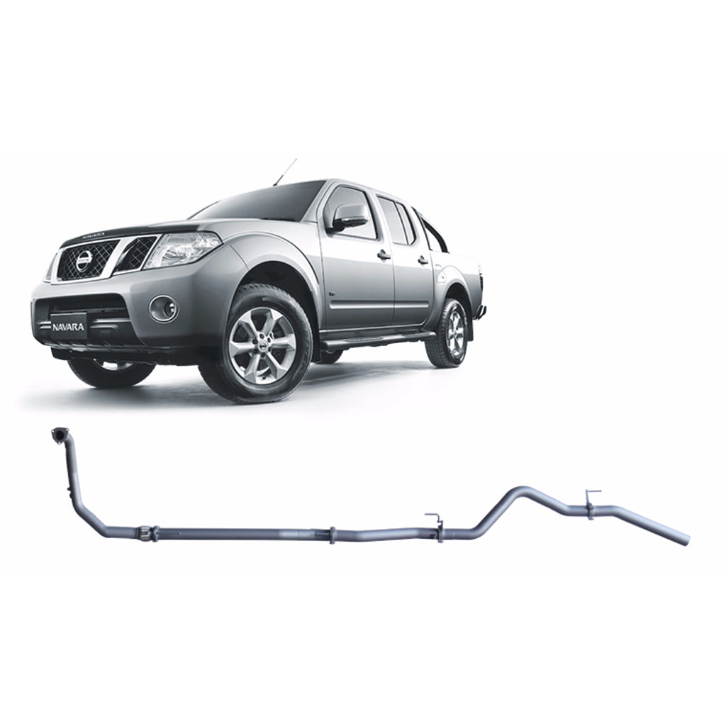 Redback Extreme Duty Exhaust 3in Turbo Back (No Cat & No Muffler/Pipe Only) NNX53100-PO