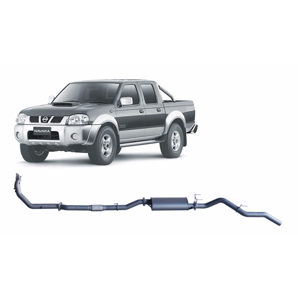 Redback Extreme Duty Exhaust 3in Turbo Back (No Cat With Large Muffler) NNX52400-PM