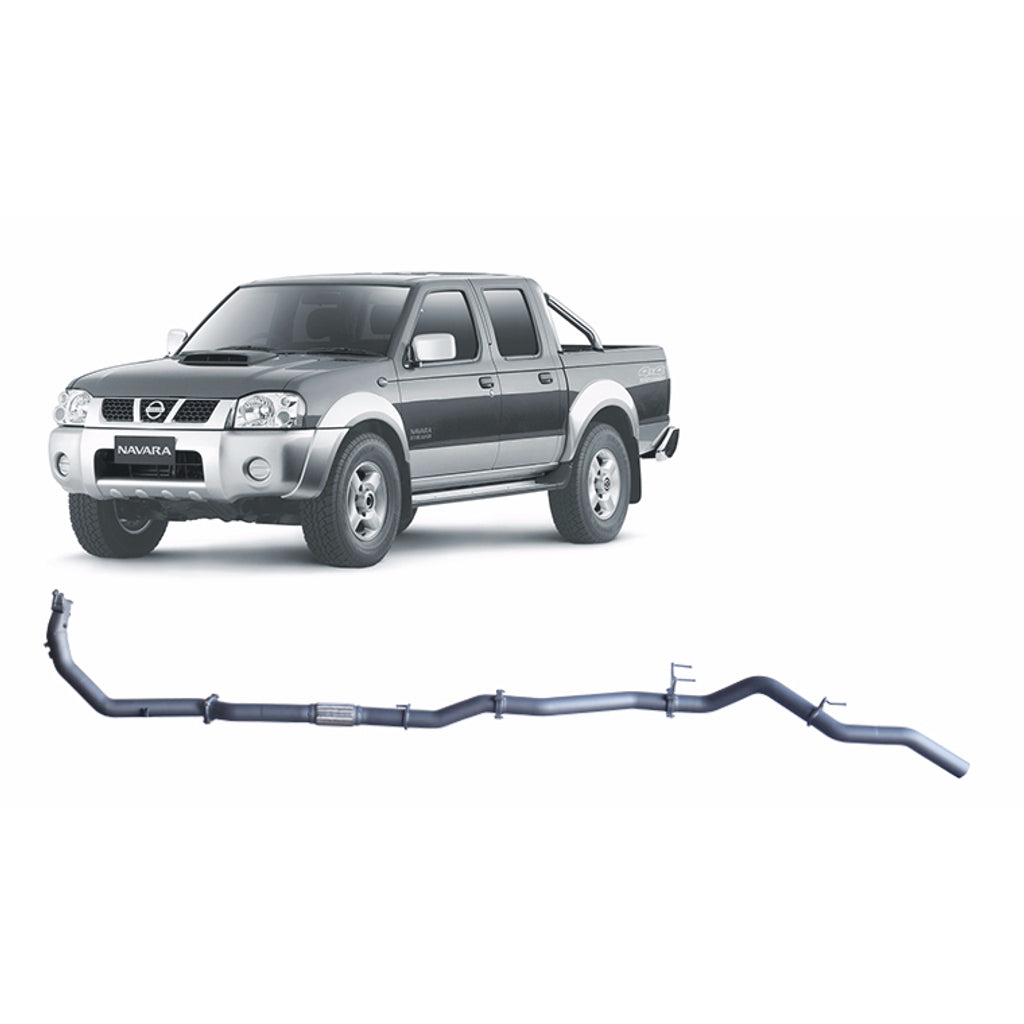 Redback Extreme Duty Exhaust 3in Turbo Back (No Cat & No Muffler/Pipe Only) NNX52400-PO