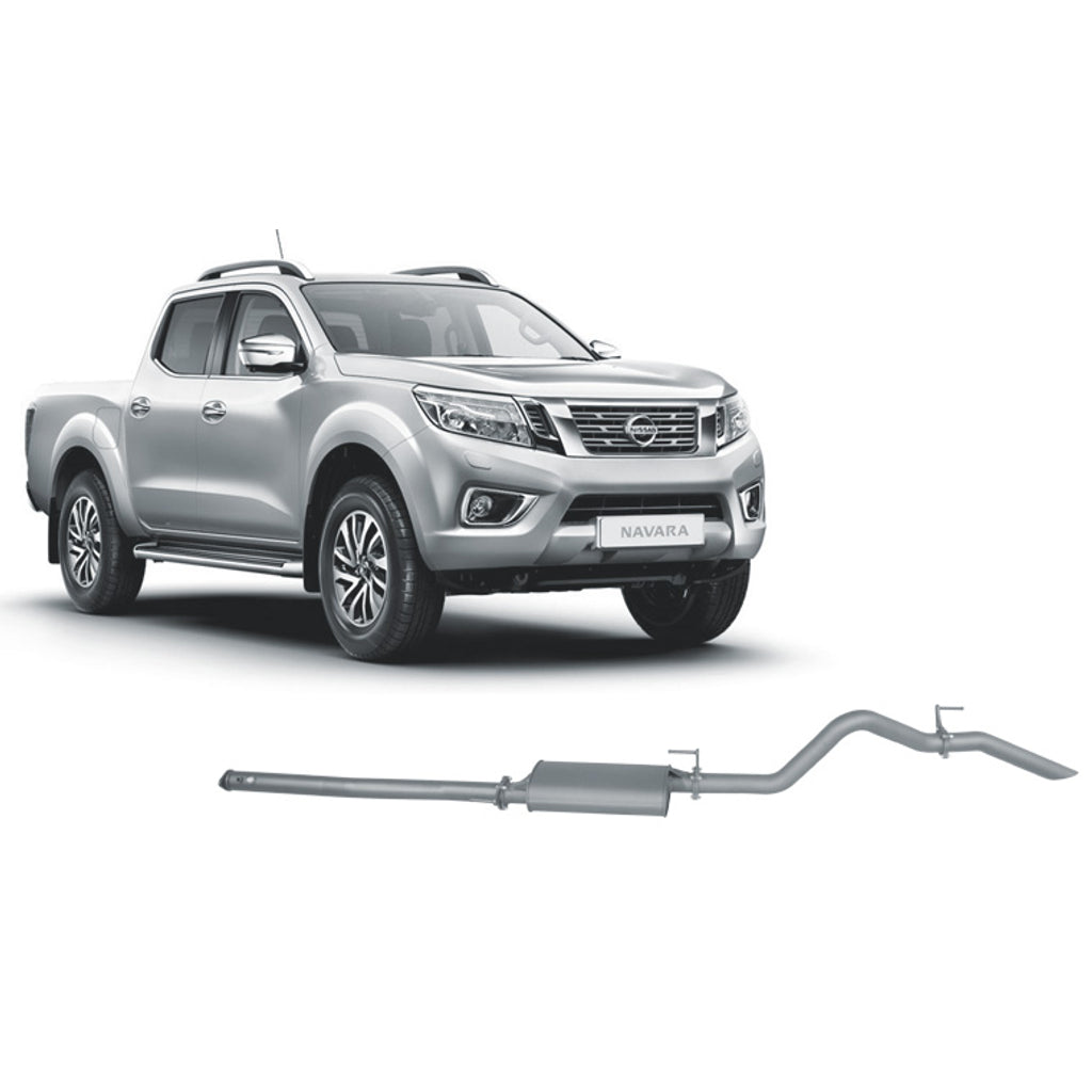Redback Extreme Duty Exhaust 3in DPF Back (No Cat With Large Muffler) NNX54200-PM