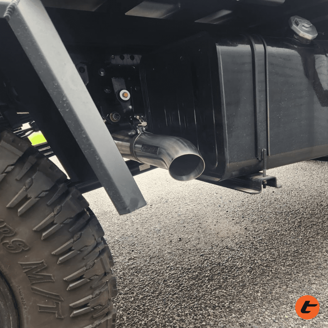 Torqit 4in Exhaust Brake Back Performance Exhuast for Isuzu NPS Truck