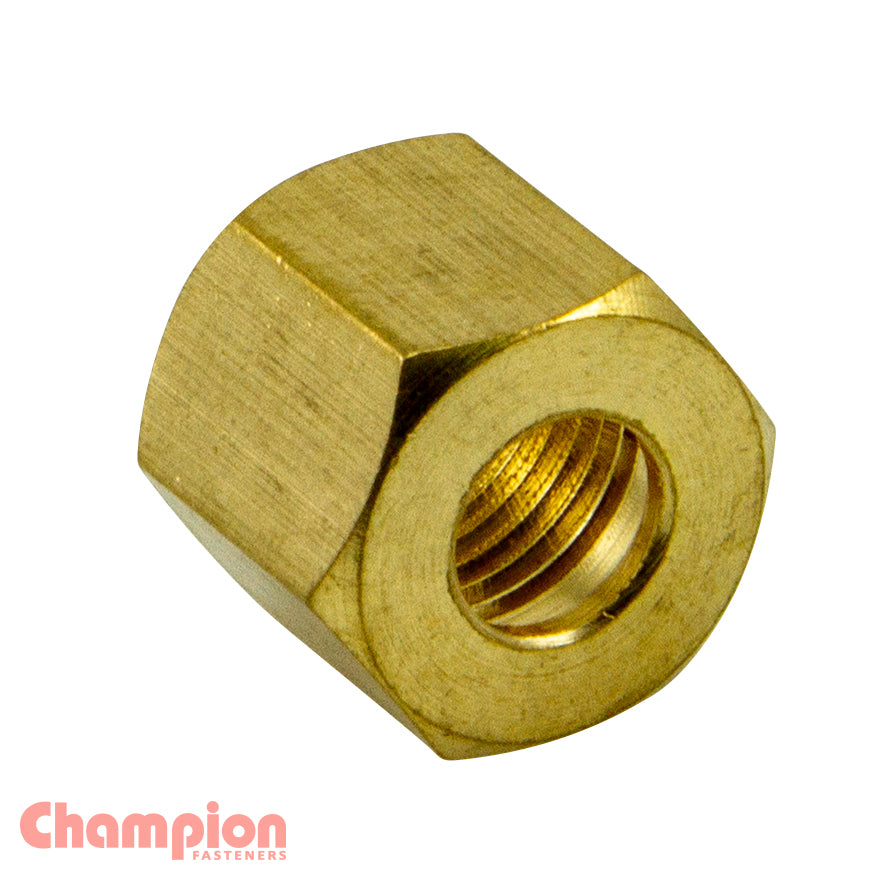 Champion Fasteners Manifold Nut Brass 7/16In Unc CFDN1