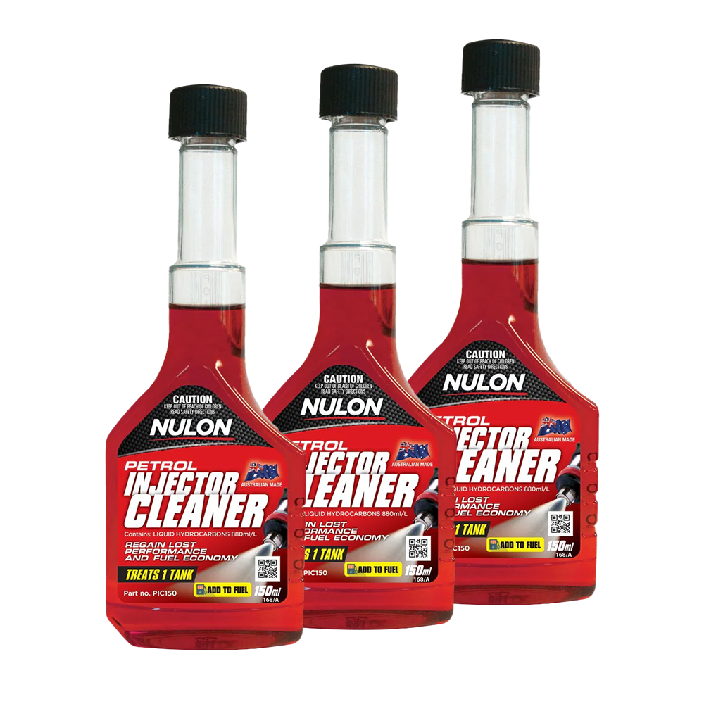 Nulon Petrol Injector Cleaner 150ml 3Pk M.PIC150