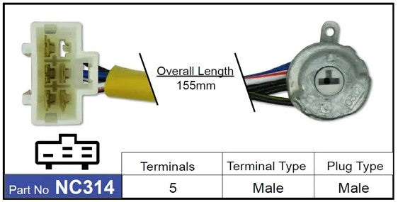 Nice Products Ignition Switch NC314