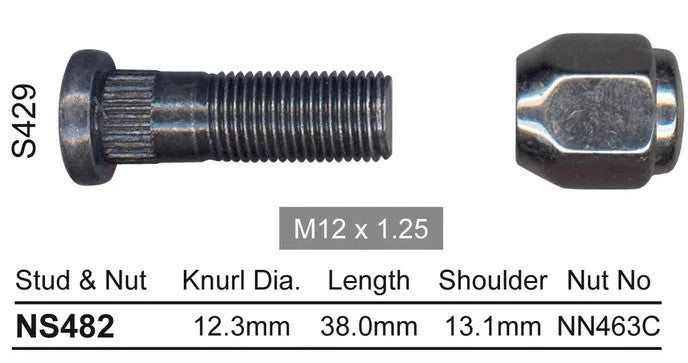 Nice Products Stud   Nut NS482