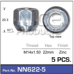 Nice Products Wheel Nut NN622-5