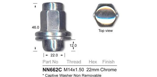 Nice Products Wheel Nut NN662C-5