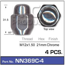 Nice Products Wheel Nut NN369C-4