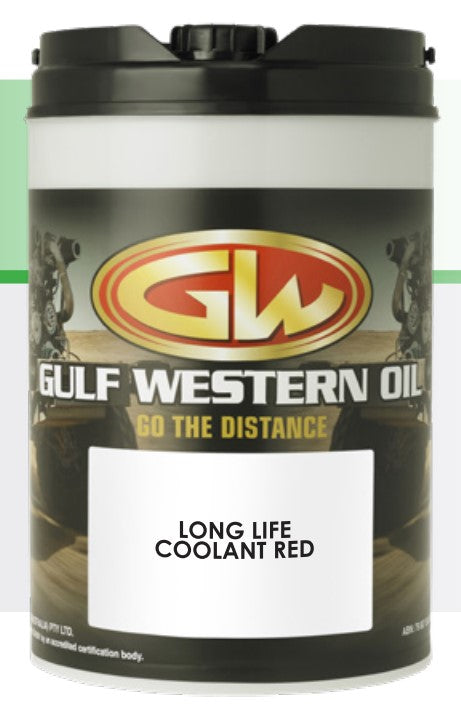 Gulf Western Organic Long Life Premixed Coolant Red 20L 42046
