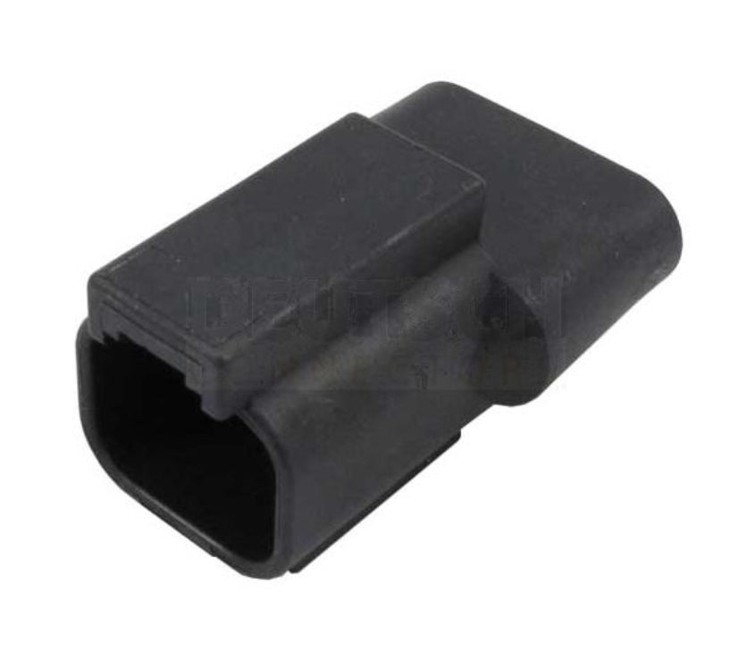Deutsch Dt 2 Way Socket Black With Diode DT04-2P-RT01