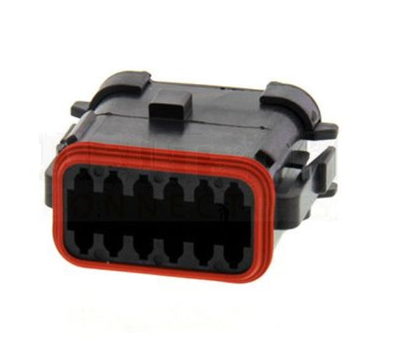 Deutsch Dt #16 - End CaPPEd To Suit 12 Way 1 Pce DT06-12SA-EP08