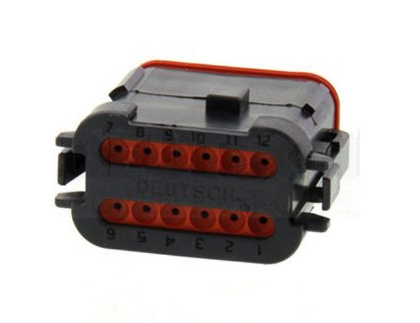 Deutsch Dt #16 - End CaPPEd To Suit 12 Way 1 Pce DT06-12SA-EP08