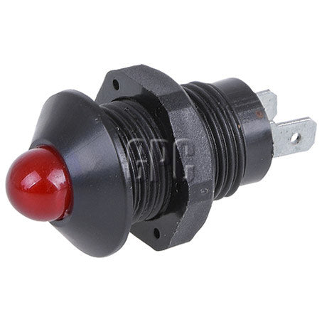 OEX Pilot Light LED Red 12-24V Blade Terminals ACX2482BL