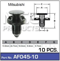 Nice Products Automotive Fasteners AF045