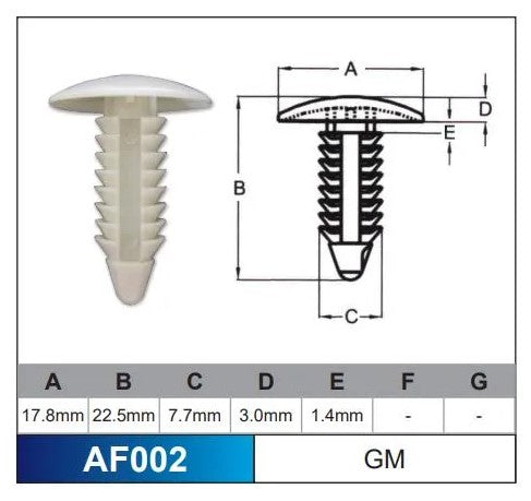 Nice Products Automotive Fasteners AF002