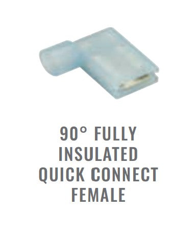 Carrol Insulated Flag Terminal Blue QKC78