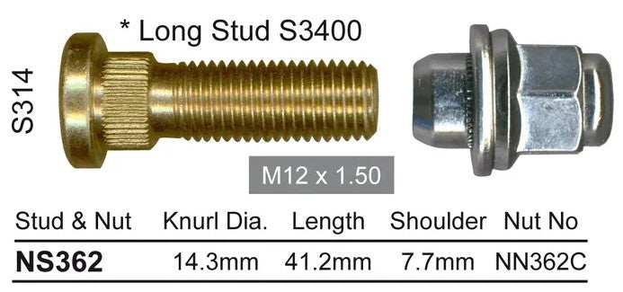 Nice Products Stud-Wheel NS36