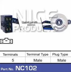 Nice Products Ignition Switch NC102