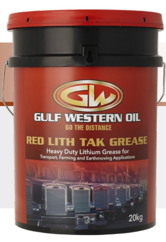 Gulf Western Red HD Lithium Tak Grease 20L 42050