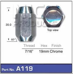Nice Chrome Nut A119