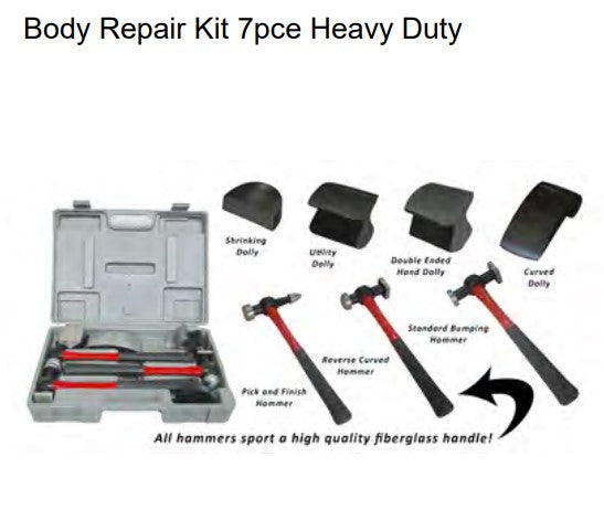 Haigh Sunland Body Repair Kit 7Pc BRK7BC