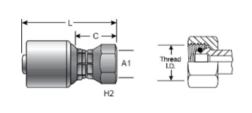 Gates 8G-14Fdhorx 7100-94795
