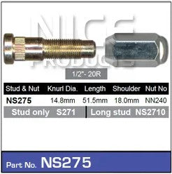 Nice Products Stud & Nuts NS275