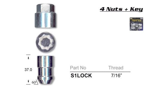 Nice Products Lock Nut Set S1LOCK