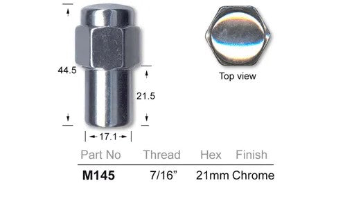 Nice Products Mag Nuts - Nice M145