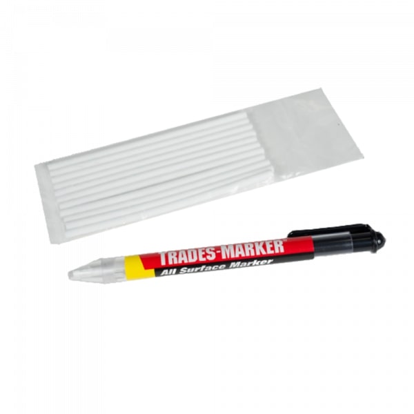 Tech Tire Repair Repair Trades Marker Pencil White Pk 946W