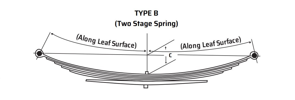 West Coast Suspensions Leaf Spring - Extra Heavy Duty TLC12GVM