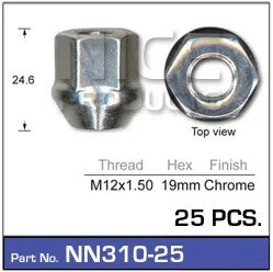 Nice Products Nut Pack Of 25 NN310-25