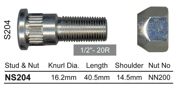 Nice Products Wheel Stud And Nut NS204