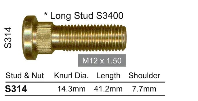 Nice Products Wheel Stud S314