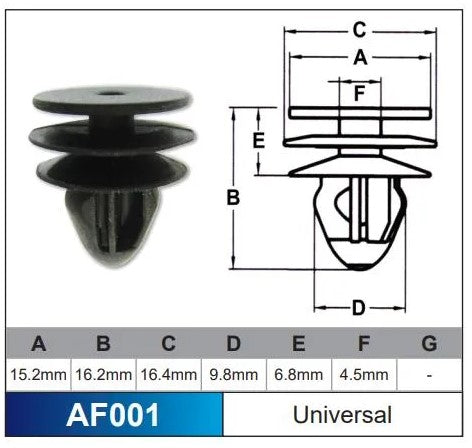 Nice Products Automotive Fasteners AF001