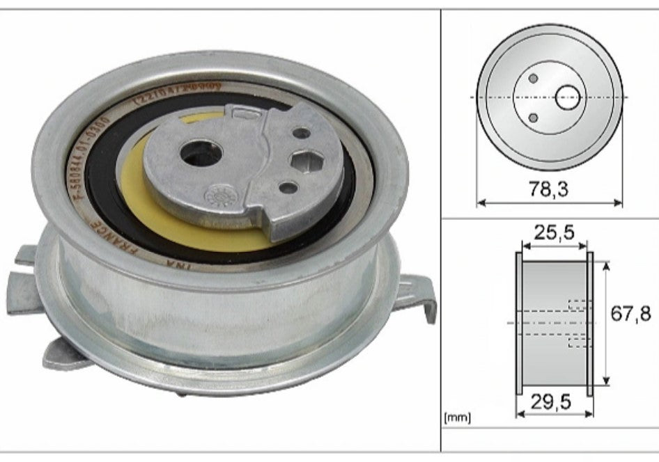 INA Tensioner Pulley Timing Belt 531 0825 10