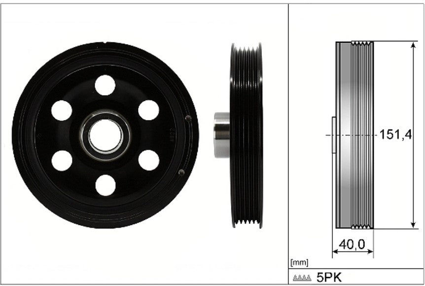 INA Crank Pulley 544 0165 10