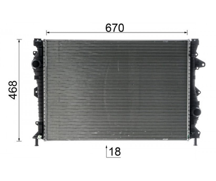 Mahle Radiator OE Quality CR 953 000P