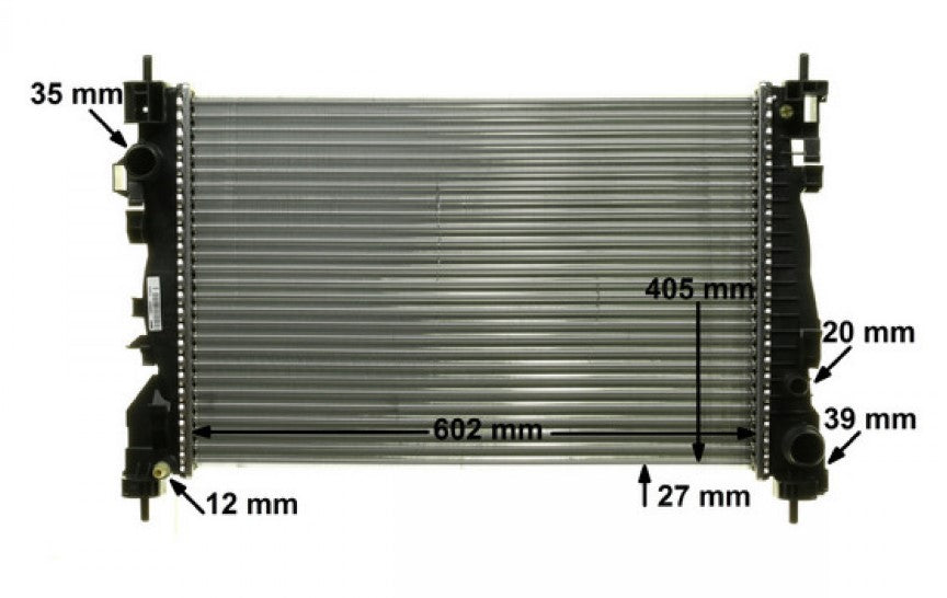Mahle Radiator OE Quality CR 1178 000P