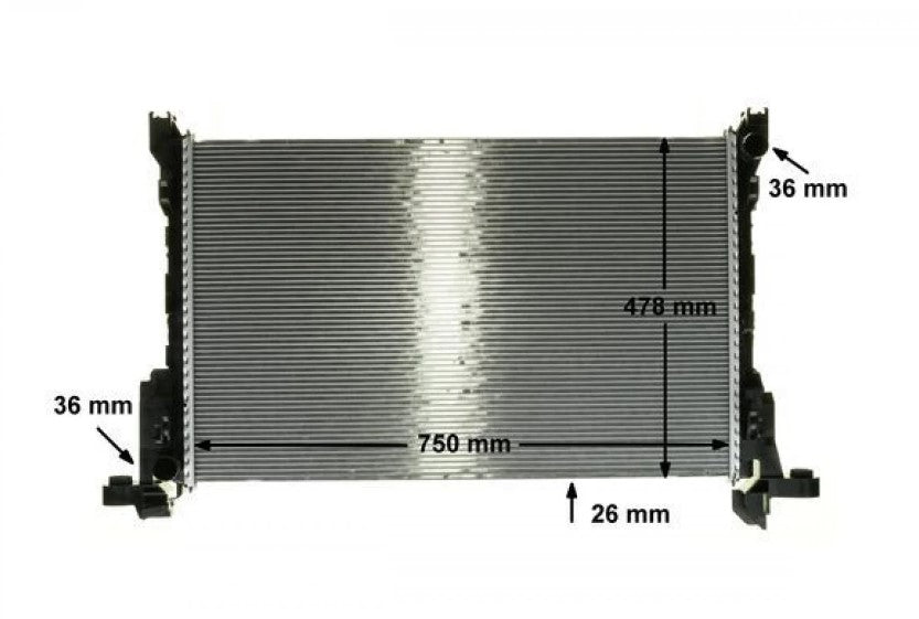 Mahle Radiator OE Quality CR 86 000P