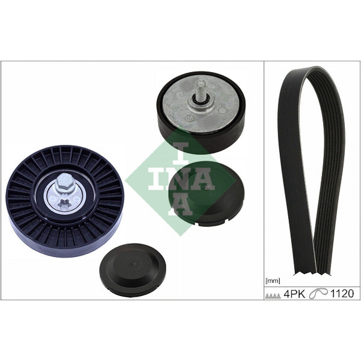 INA V-Ribbed Belt Set 529 0570 10
