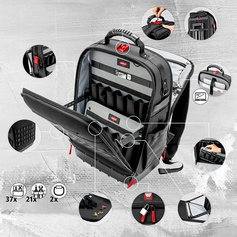 Knipex Backpack Modular X18 Electric 22 Piece 00 21 50 E
