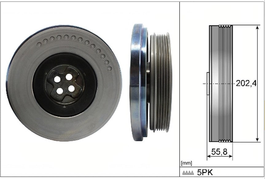 INA Crankshaft Pulley 544 0603 10