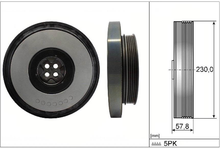 INA Crankshaft Pulley 544 0605 10