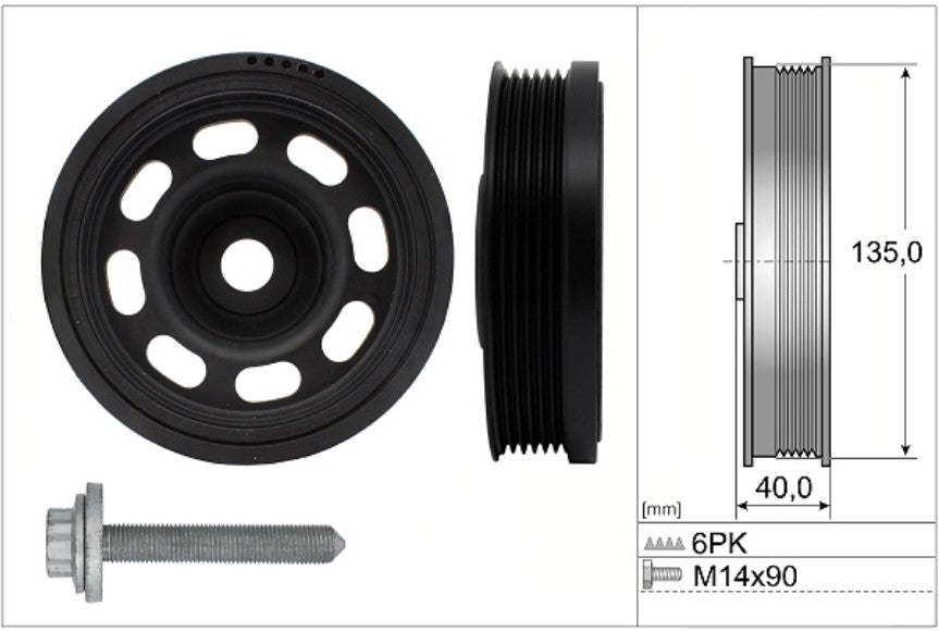 INA Crankshaft Pulley Set 544 0184 20
