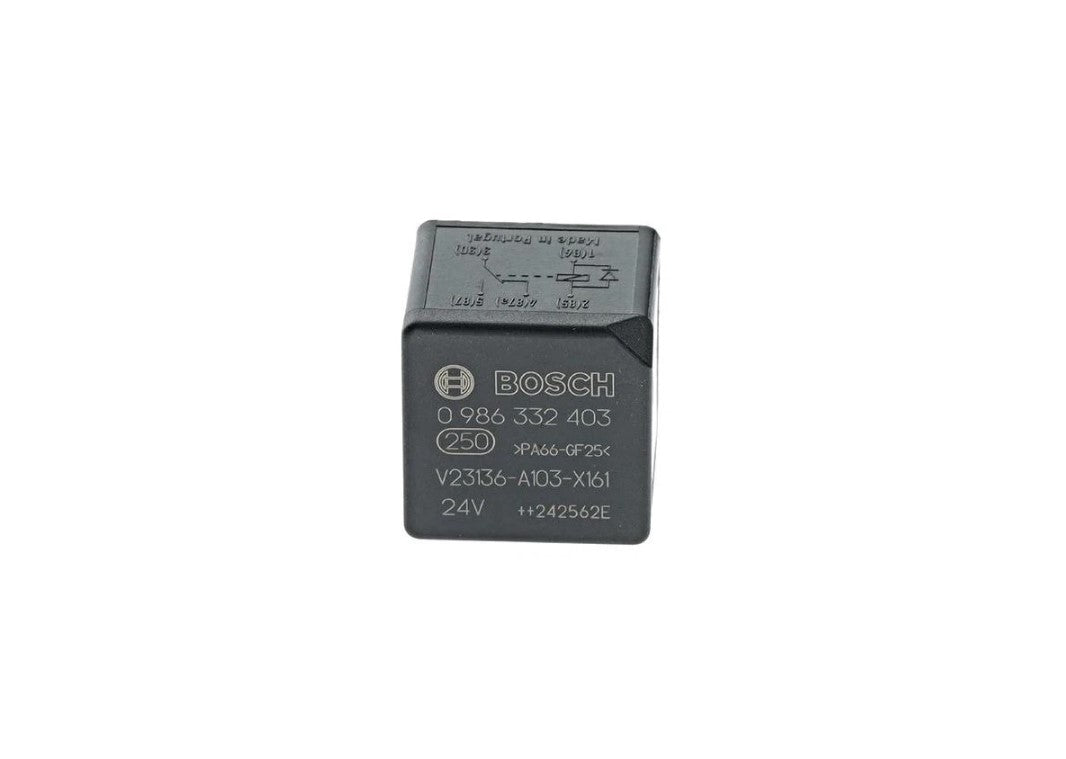 Bosch Mini Relay 24V 20/10A 5 Pin Change Over Contact 986332403