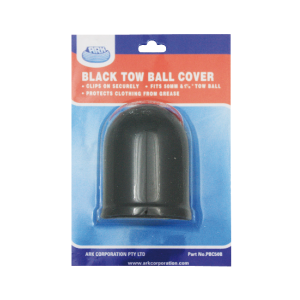 ARK Ark Black Tow Ball Cover With Spring Clip Suits 50Mm And 17/8In Tow Balls 186PBC50B